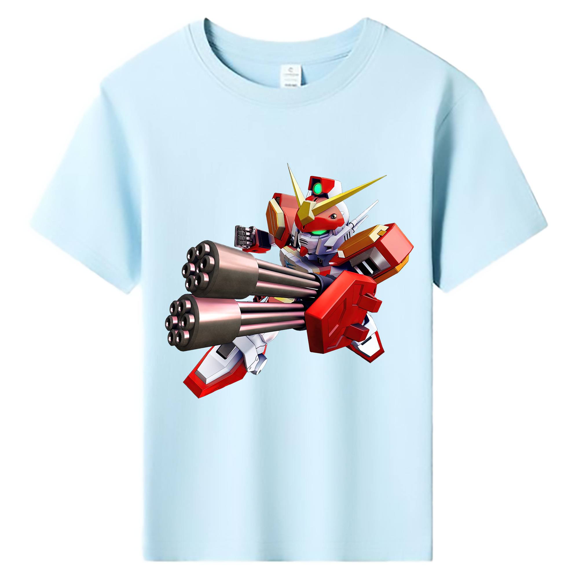 （画像用） 機動戦士ガンダム Mobile Suit Gundam 綿100％キッズTシャツ（フロントプリント）